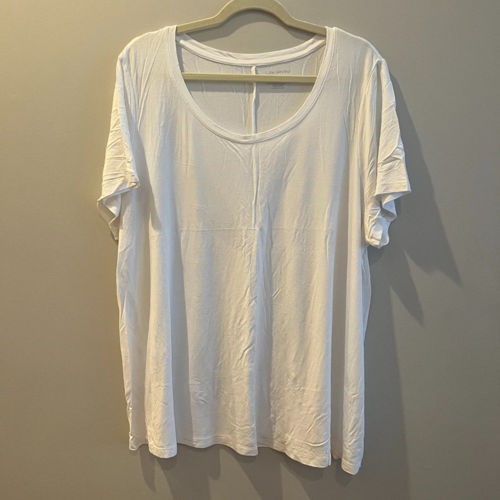Lane Bryant White Swing Tee - 22/24
